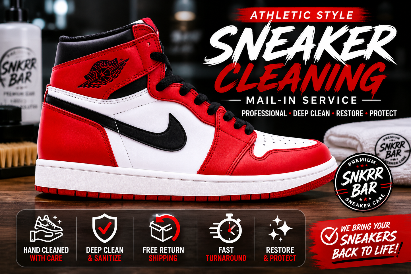 Athletic Sneaker Cleaner Service
