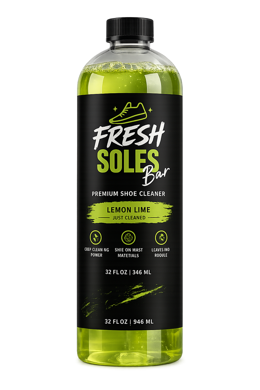 Fresh Soles Bar™ Premium Shoe Cleaner | Lemon Lime | Deep Clean Sneaker Cleaning Solution (16 oz)